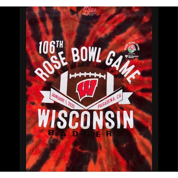 Wisconsin Badgers Rose Bowl Tie-Dye Tee - Picture 3 of 4